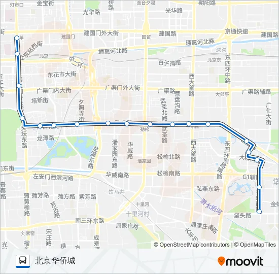 41 Bus Line Map