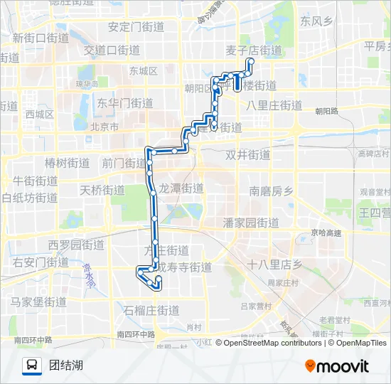 43 Bus Line Map