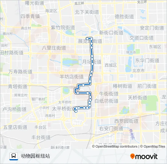 45 Bus Line Map