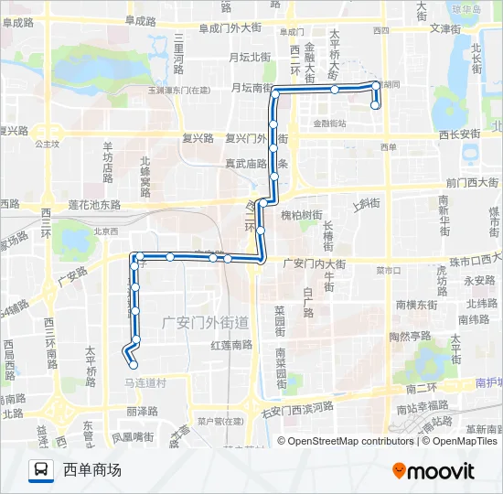 46 Bus Line Map