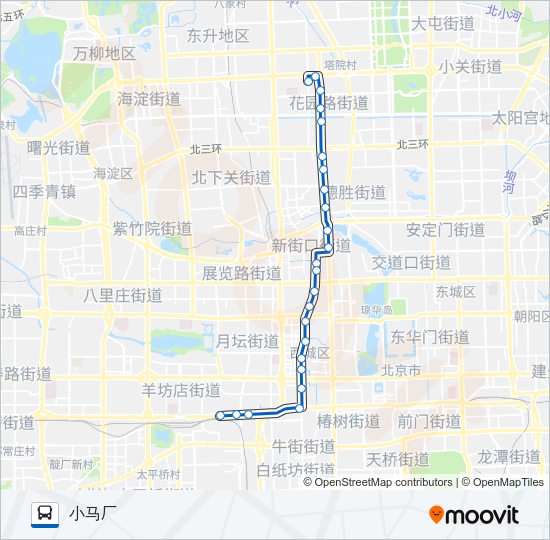 公交47路的线路图