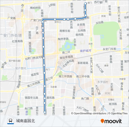 公交48路的线路图