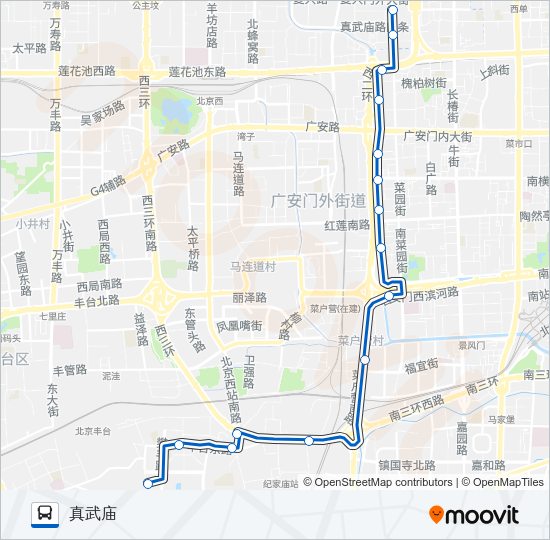 公交49路的线路图