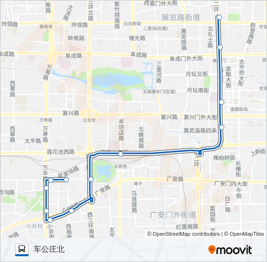 50 bus Line Map