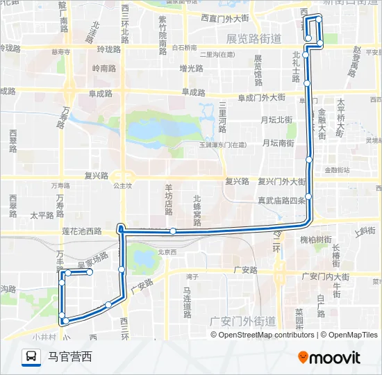 50 Bus Line Map