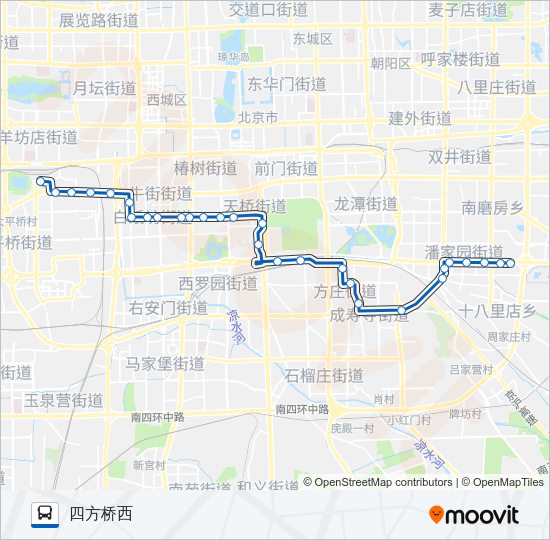 公交53路的线路图