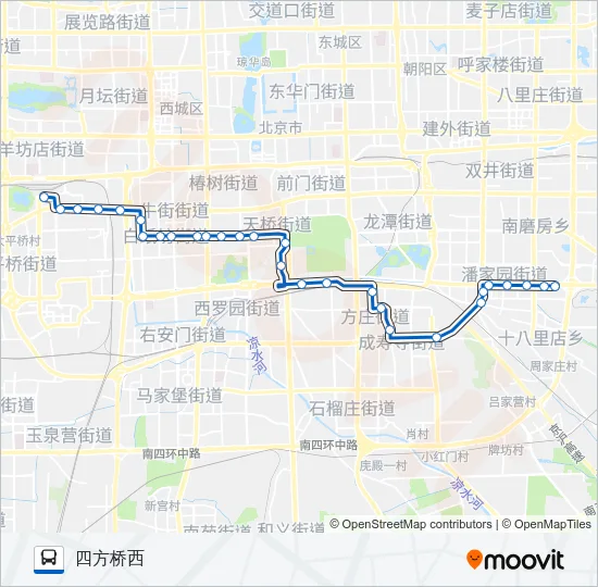 53 Bus Line Map