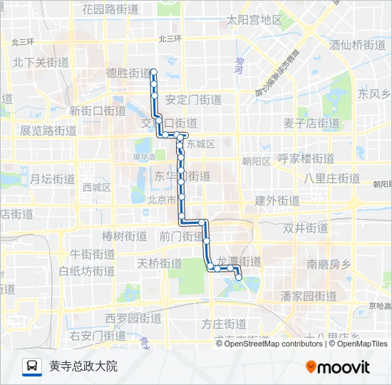 公交60路的线路图