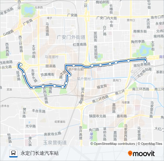 公交63路的线路图