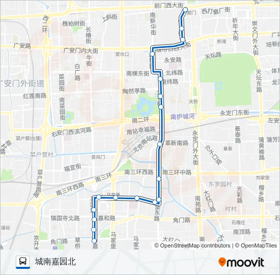 66 Bus Line Map
