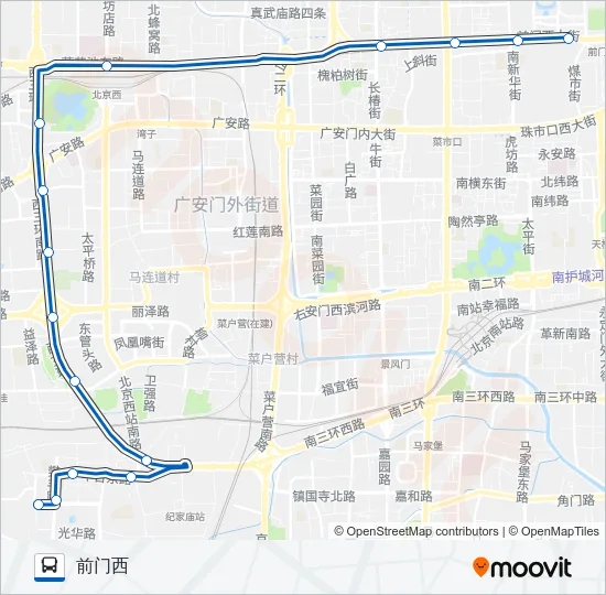 67 Bus Line Map