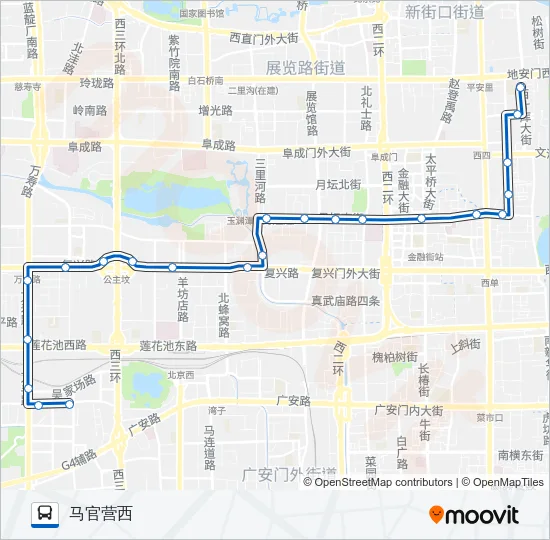 68 Bus Line Map