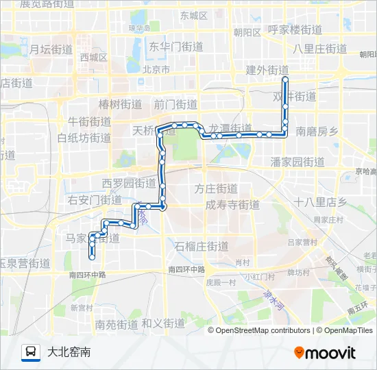 72 Bus Line Map