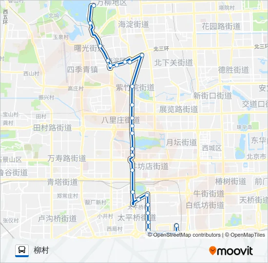 74 Bus Line Map