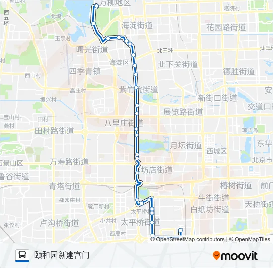 74 Bus Line Map