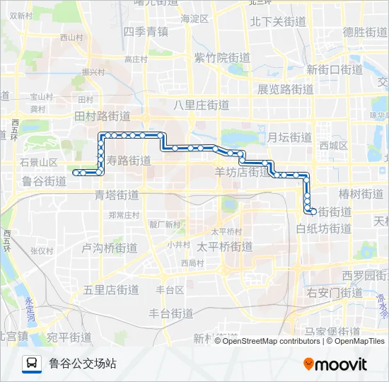 78 Bus Line Map