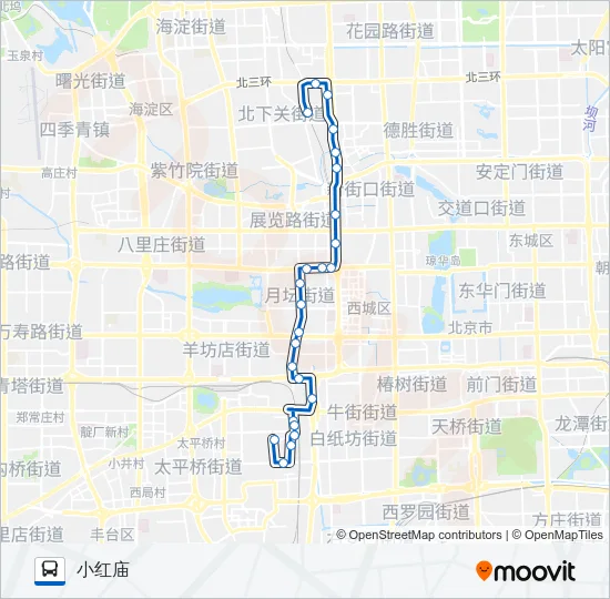 公交80路的线路图