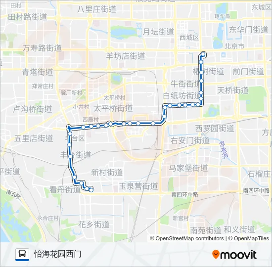 83 Bus Line Map