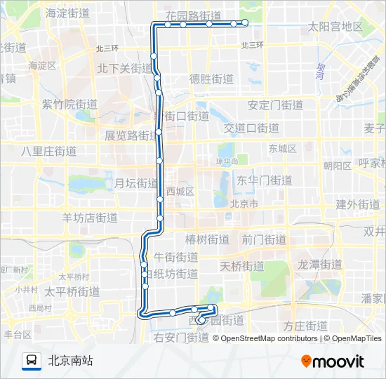 84 Bus Line Map