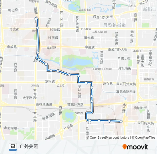 85 Bus Line Map