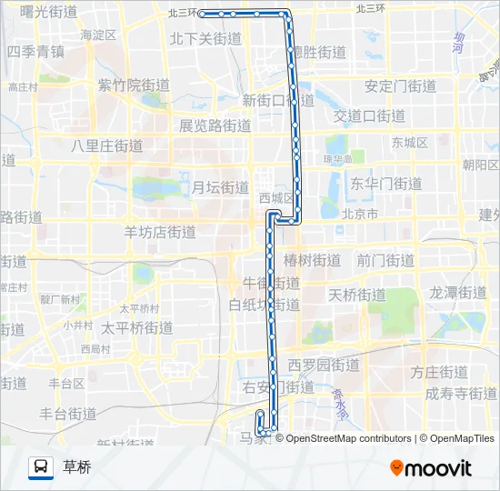 公交88路的线路图