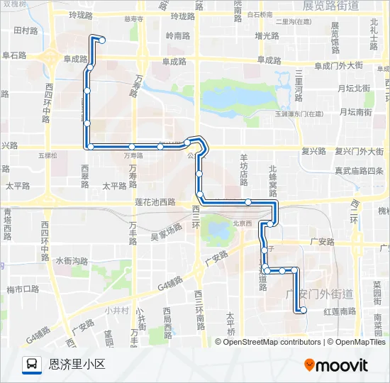 89 Bus Line Map