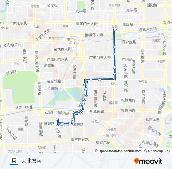 91 Bus Line Map