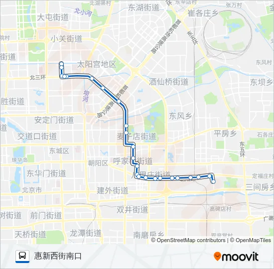 95 Bus Line Map