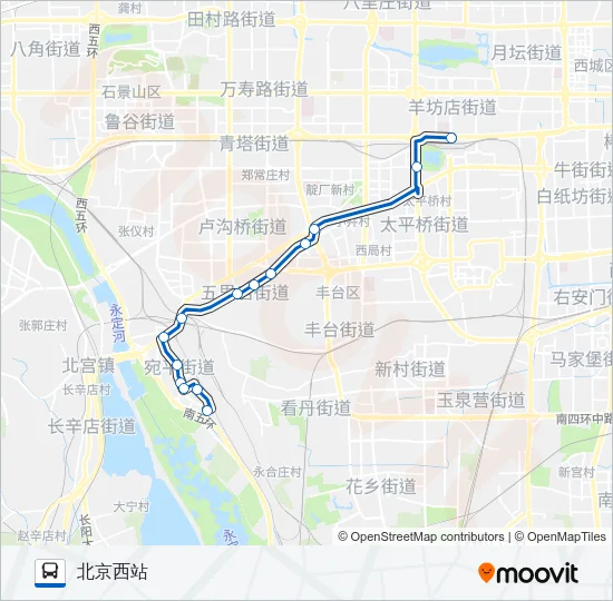 96 Bus Line Map