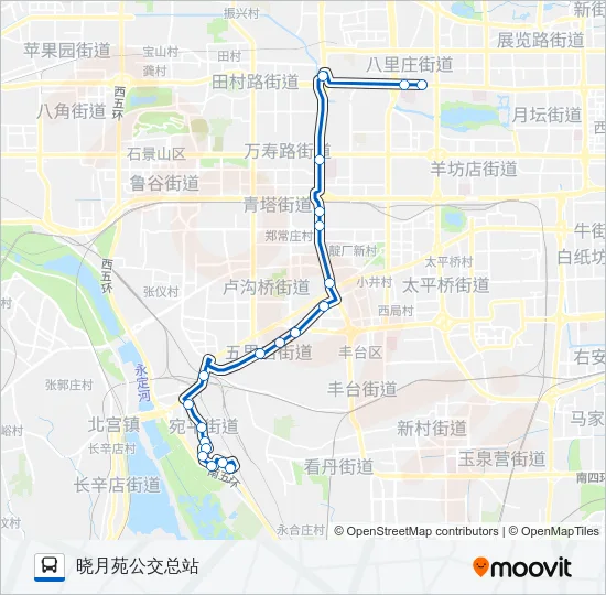 97 Bus Line Map