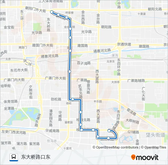 98 Bus Line Map