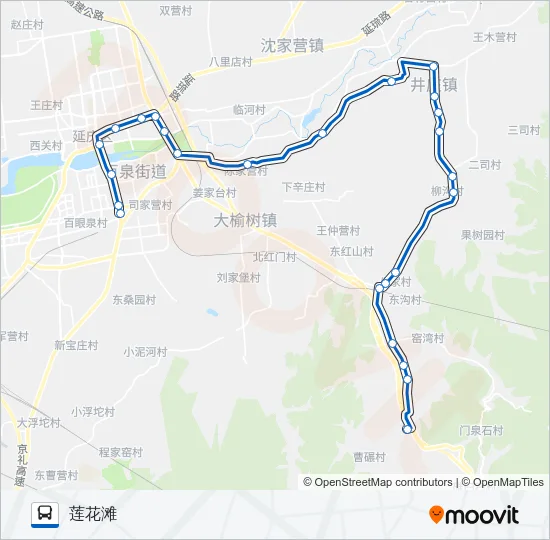 Y7 Bus Line Map