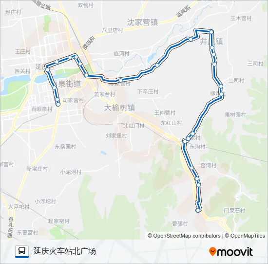 Y7 Bus Line Map