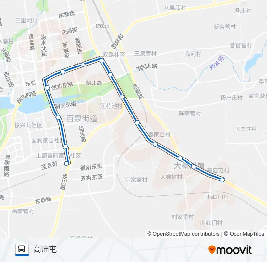Y9 Bus Line Map