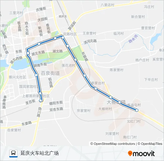 Y9 Bus Line Map