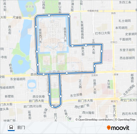 公交专2路的线路图