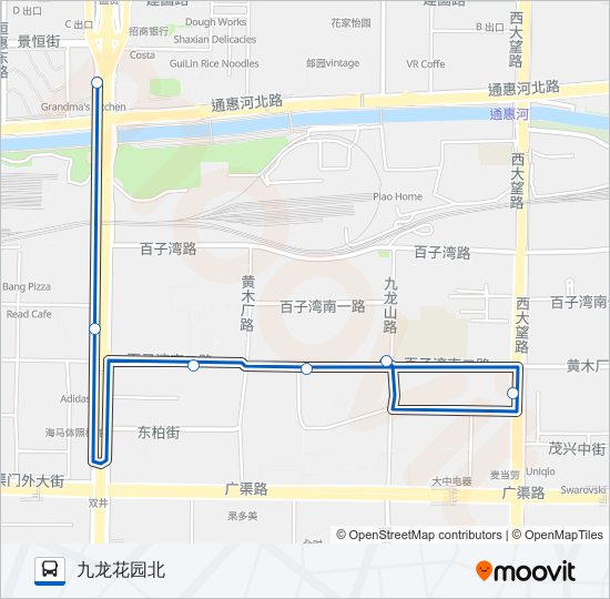 专5 bus Line Map