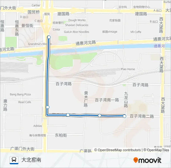 专5 Bus Line Map