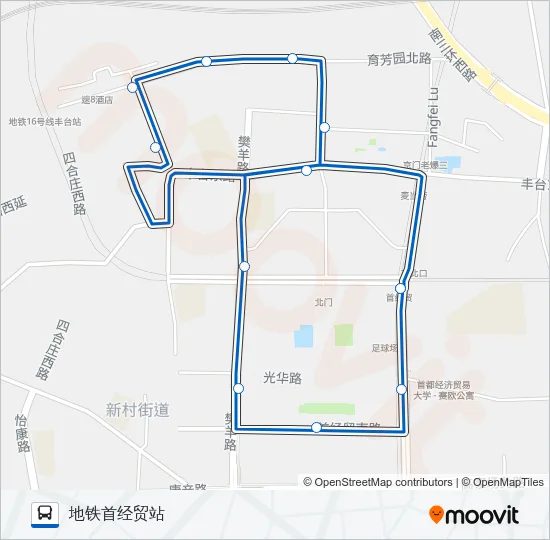 公交临5路的线路图