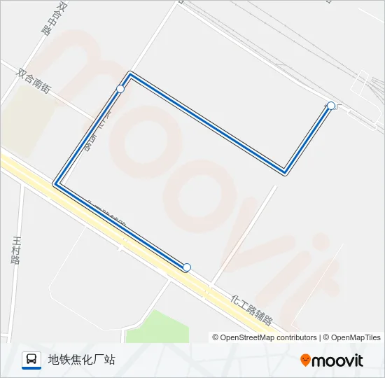 公交临6路的线路图