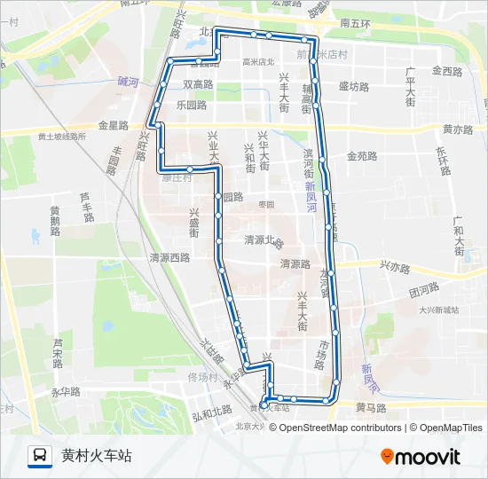 兴1 Bus Line Map
