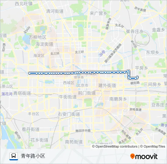 夜3 Bus Line Map