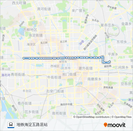 夜3 Bus Line Map