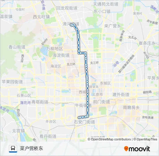 夜4 Bus Line Map