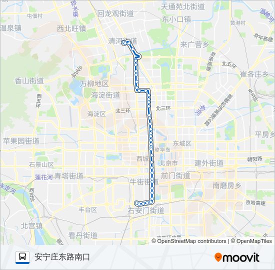 夜4 bus Line Map