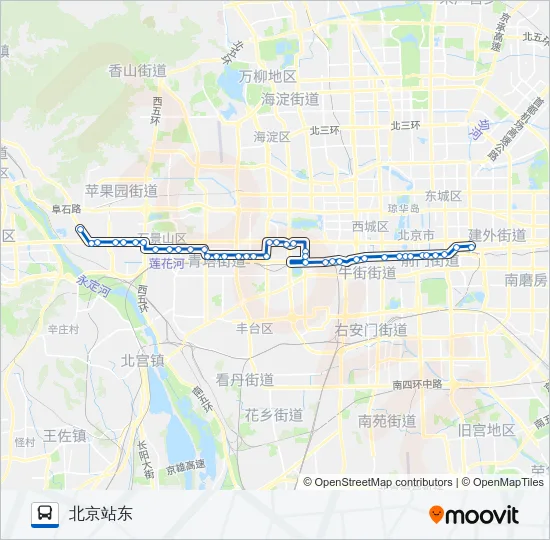 夜5 Bus Line Map