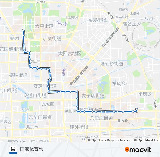 夜6 bus Line Map