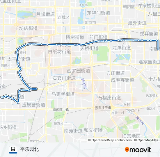 夜7 Bus Line Map