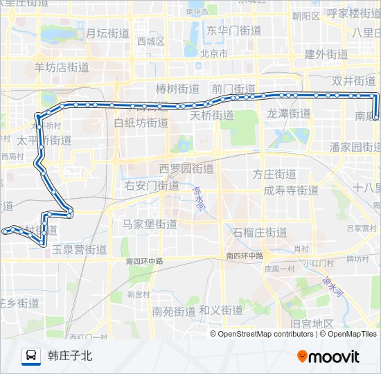 夜7 bus Line Map