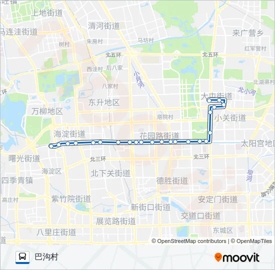 夜9 Bus Line Map
